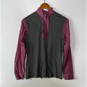 Tucker Striped Long Sleeve‎ Shirt Size Small